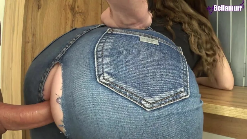 Порно видео попки джинсы